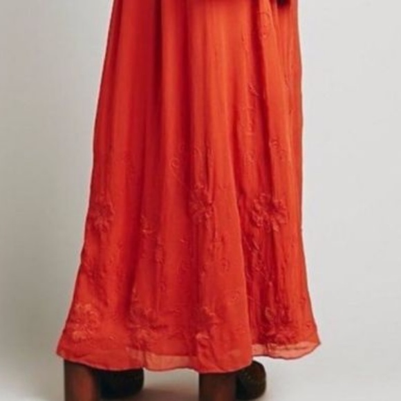 NWOT FREE PEOPLE Summer Love Dress Embroidered - Picture 4 of 8